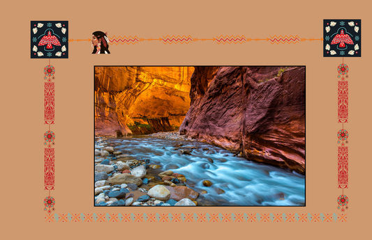 Zion National Park postcard - digital